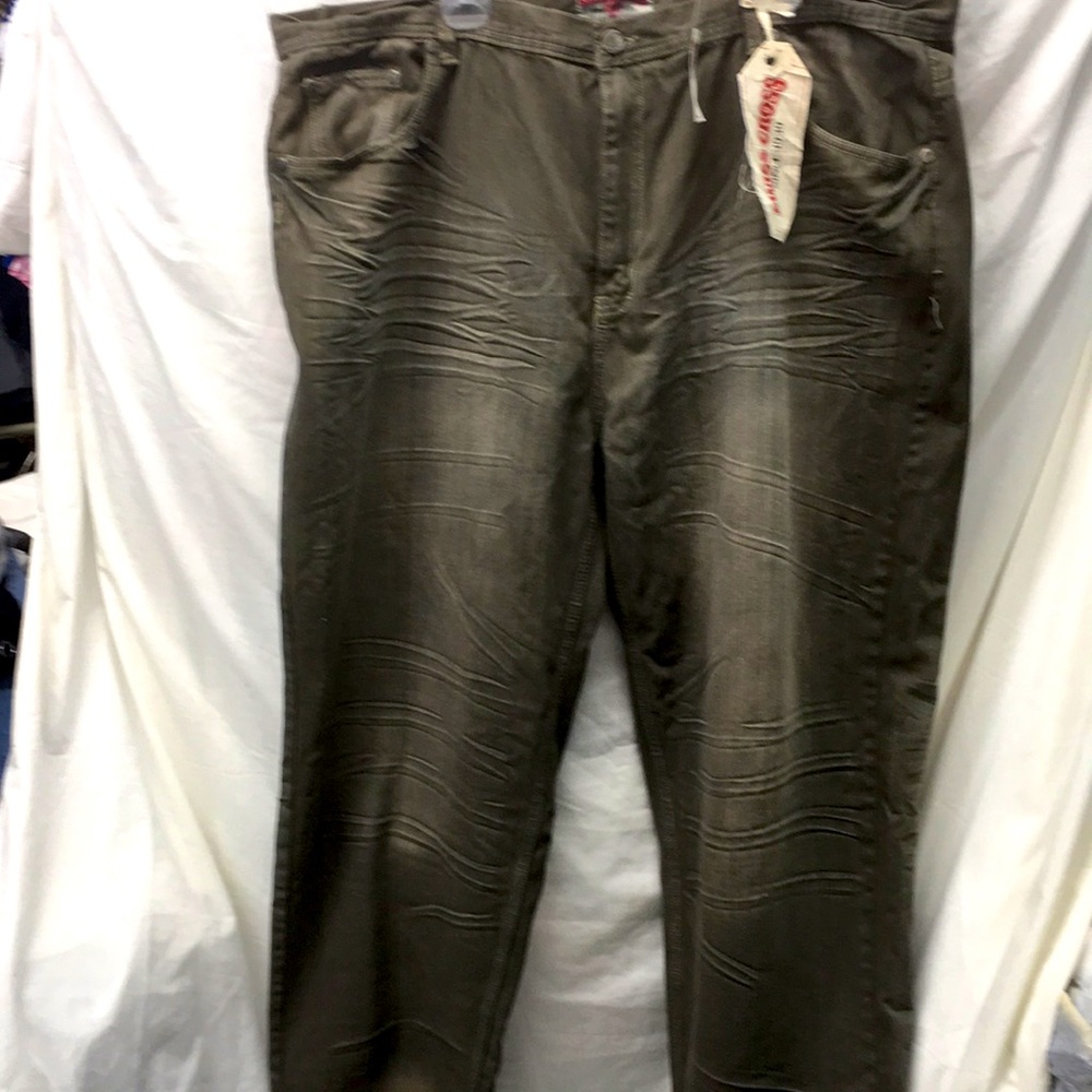 Swiss cross New denim fade/distressed men sz 50x34